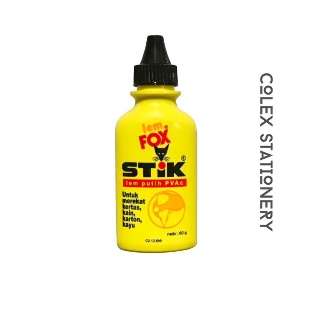 

Lem Fox Putih Serbaguna / Lem Fox Cair 60Gr