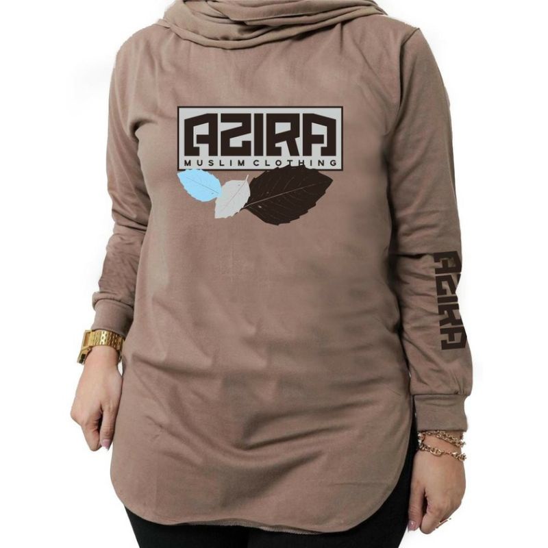 KAOS AZIRA Kaos Wanita Lengan Panjang Size M L XL XXL XXXL Pashion Hijab Terbaru