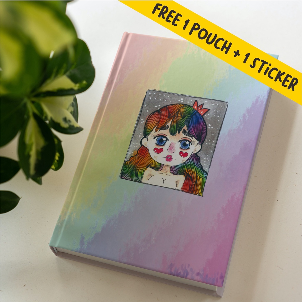 

Notebook Agenda, Dotted, dan Polos Rainbow Girl