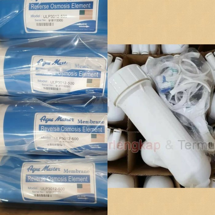 Paket Housing Membran Ro + Membran Ro 3012 - 500 Gpd - Complete Set
