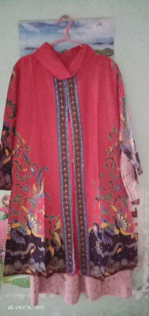 Terlaris Serut Genes Jelita Tunic Navbor Yelbor Whitbor Creambor Tunik Batik Modern Hrb030 D