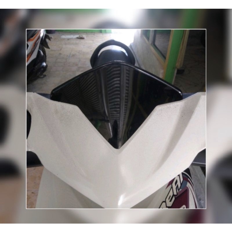 visor honda beat carbu karbu ABS black