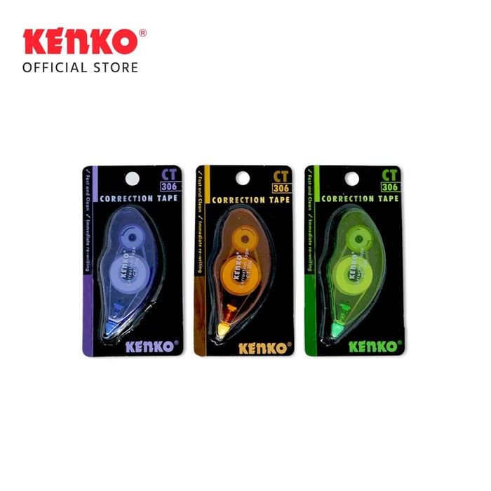 

KENKO CORRECTION TAPE CT-306 ( 6 M X 5 MM ) - 3PCS