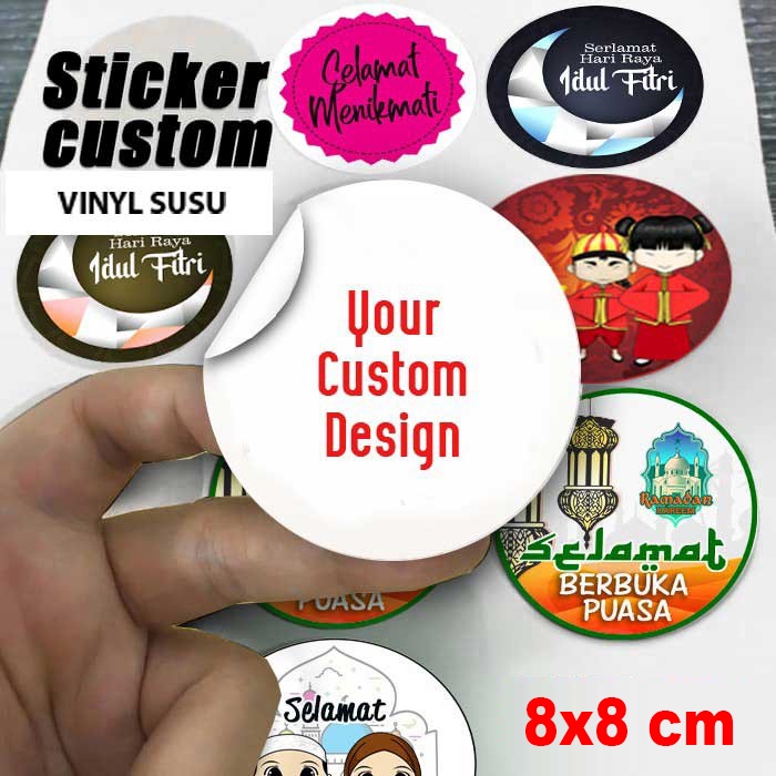 

Stiker Label Vinyl Susu D: 8 (15 pcs)