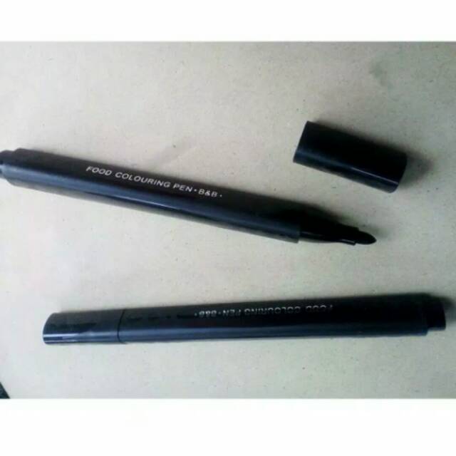 

Foodwriter bolpen makanan edible warna hitam