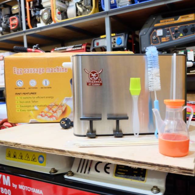MESIN SOSIS TELUR SOSTEL 10 LUBANG EGG SAUSAGE MACHINE