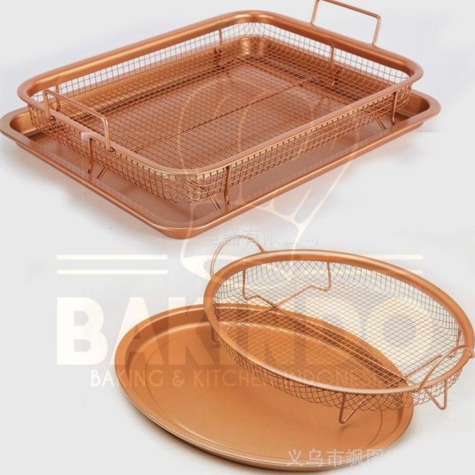 BAKINDO Cooper Crisper Tray Fika / Oven Tray / Peniris Minyak