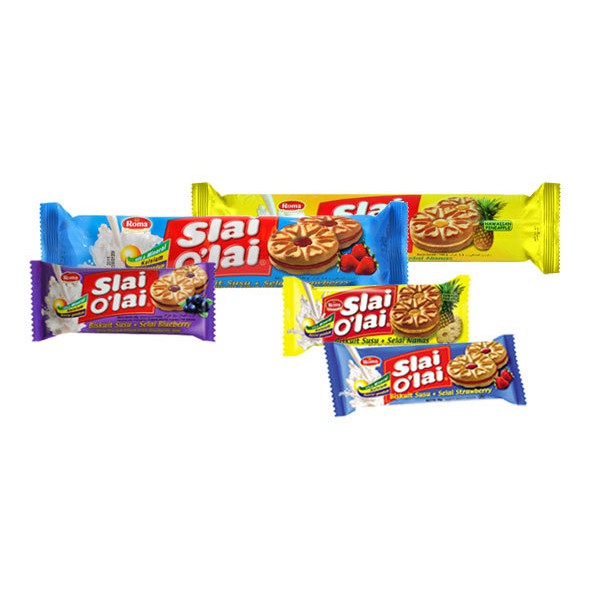 

Slai Olai Pak ( isi 10 pcs ) - Blueberry Nanas Strawberry