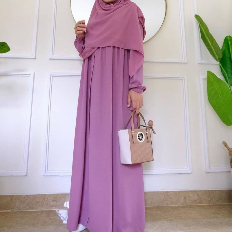 [PROMO] Gamis Basic ITY CREPE Babydoll / Gamis Babydoll ITY CREPE Premium