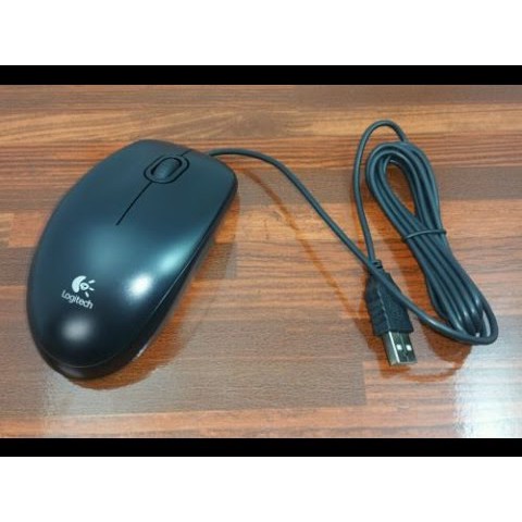 Mouse LOGITECH B100 USB Scroll OpticGaransi Resmi