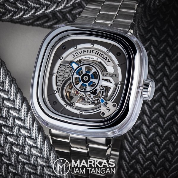 Jam Tangan Pria - Arloji Seven Friday S1/01M SevenFriday S1-01M NFC Active Automatic Stainless Steel