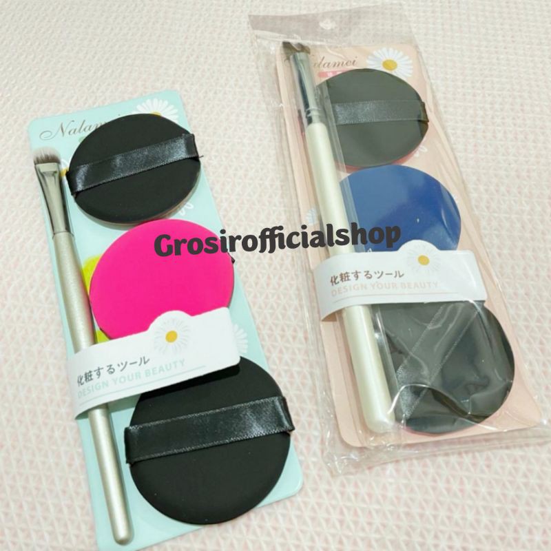 [3pcs] Spon Bedak Cushion / Sponge Cushion / BB Cushion Puff / Air Cusion Puff