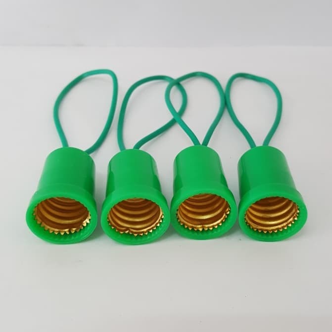 Fitting Gantung Lampu Lombok E12 E14 / E 12 E 14 Hijau Fiting Dop Cabe