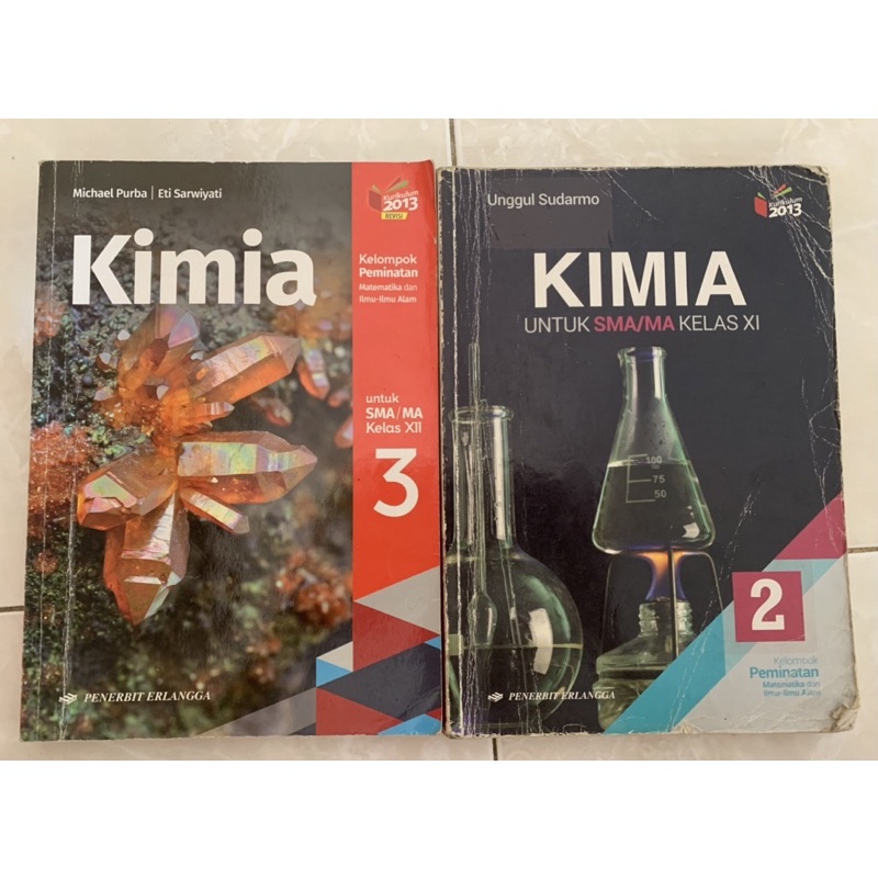 Buku Kimia Kelas 11,12 SMA Erlangga Kurikulum 2013 Revisi Terbaru Original (BEKAS)