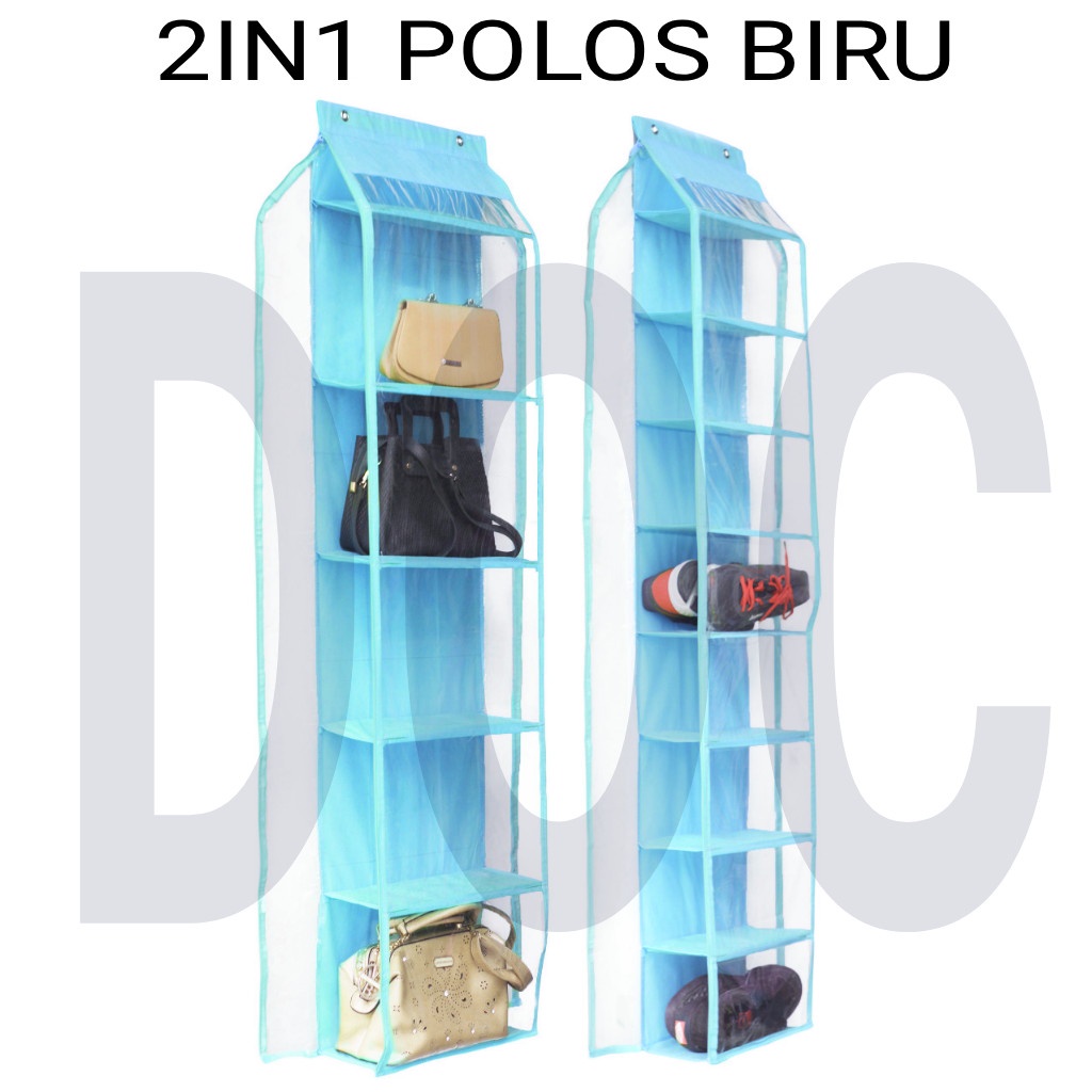 SET RAK TAS &amp; RAK SEPATU POLOS RESLITING / HBO &amp; HSO / MURAH