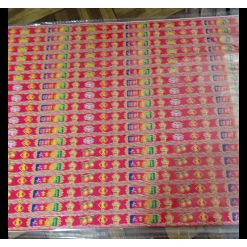 tempelan sticker imlek buah makanan sticker sembahyang