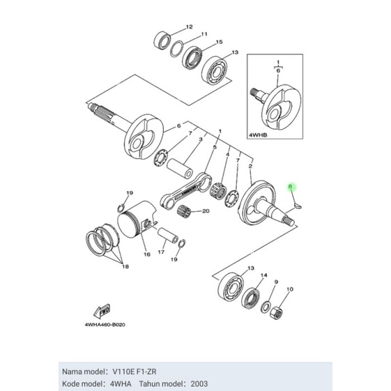 KUKU SPI SPIE MAGNET RX KING JUPITER Z FIZR JUPITER  ASLI ORI YAMAHA 90280 03017