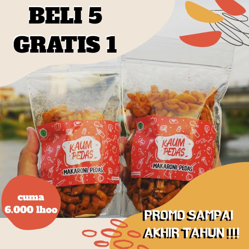 

makaroni / mie keriting / mie lidi pedas promo beli 5 gatis 1