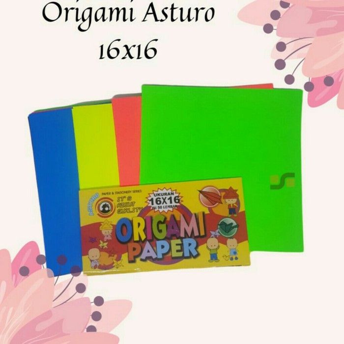 

ORIGAMI PAPER ASTURO 16x16/KERTAS LIPAT WARNA