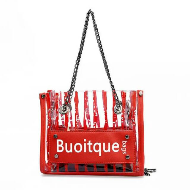 RLY68 - TAS MURAH TAS 2 IN 1 TAS BATAM TAS WANITA TAS KOREA 1212-TAS BENING TULISAN BOUTIQUE