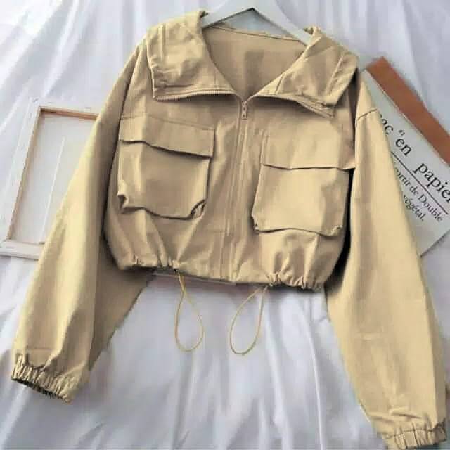 terbaru sury jaket crop wanita trendy - jaket wanita - jaket crope wanita fashion terlaris spesial