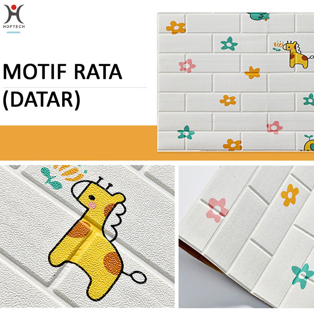 Wallpaper dinding 3d motif gambar wallfoam Dekorasi Kamar murah 70x77cm-1