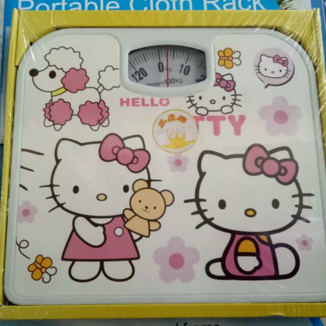 BEST SELLER TIMBANGAN MANUAL TIMBANGAN JARUM / TIMBANGAN BADAN KARAKTER HELLOKITTY