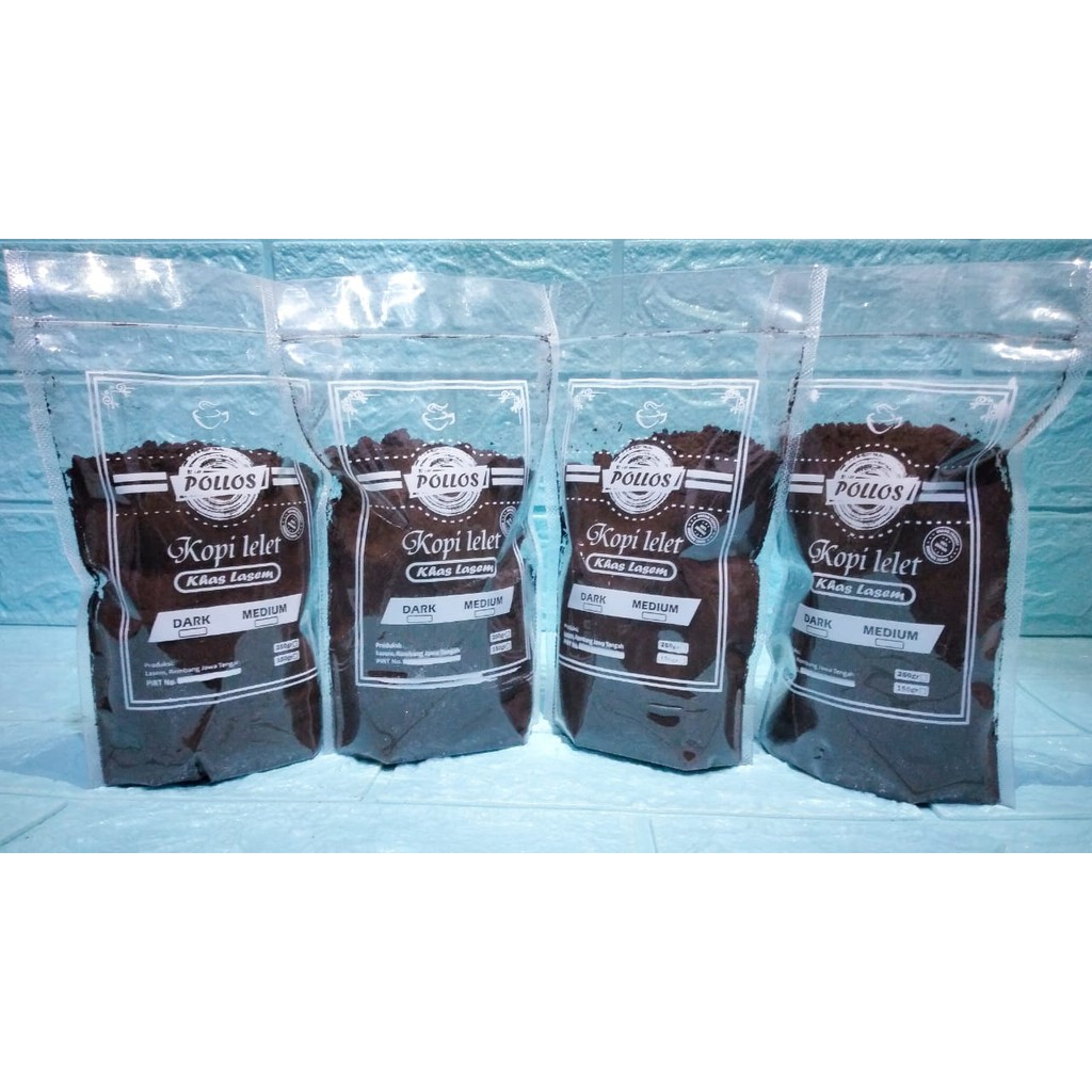 

KOPI LELET DARK (KHAS LASEM) MERK POLLOS 200gr