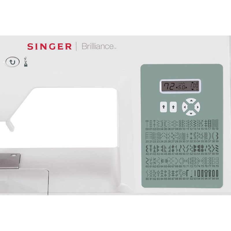 MESIN JAHIT PEMULA SINGER 6199 BRILLIANCE DIGITAL PORTABLE