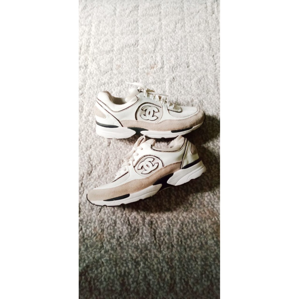 Sepatu Chanel Sneaker Made In Italy [ORI] [SECOND]