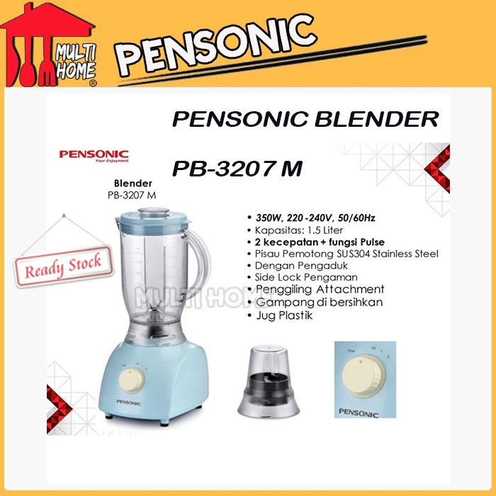 PENSONIC PB-3207M Blender 1,5 Liter Original Resmi