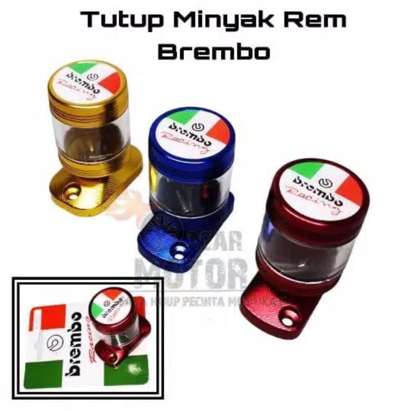 Tutup Tabung Minyak Rem Brembo / Tutup Master Rem Brembo Full CNC