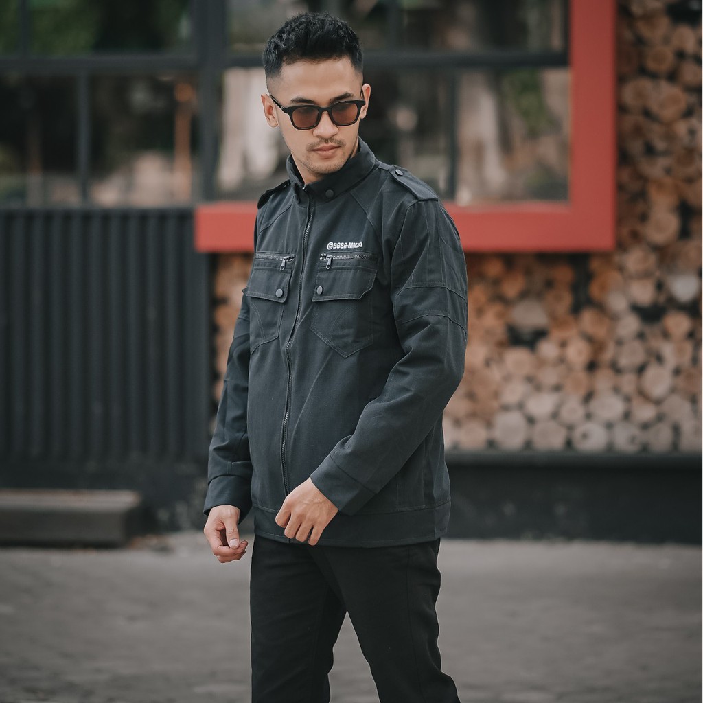 BGSR - Jaket Pria Parka Terizla Navy Original