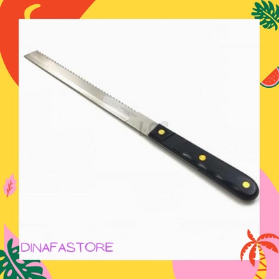 Pisau Roti Pisau Kue Tar ukuran Panjang 2 Sisi Bahan Stainles Anti Karat
