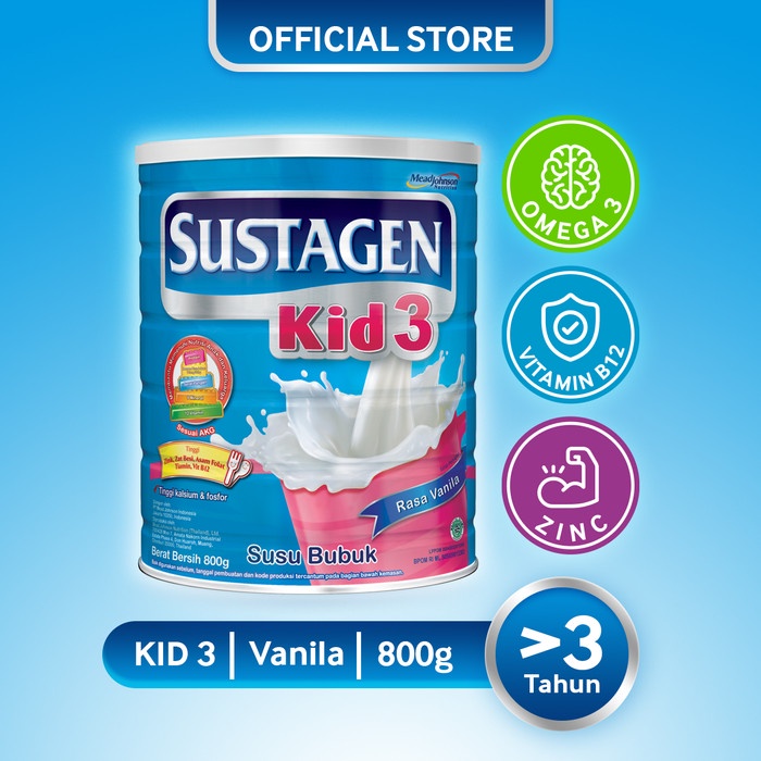 

Sustagen Kid Susu Pertumbuhan Vanila 800g