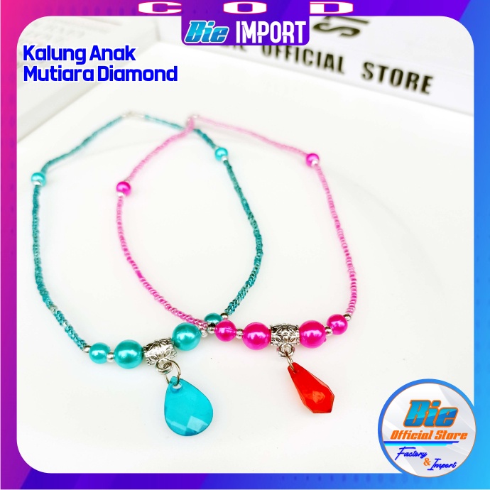 Kalung Anak Mutiara Warna Impor Best Seller