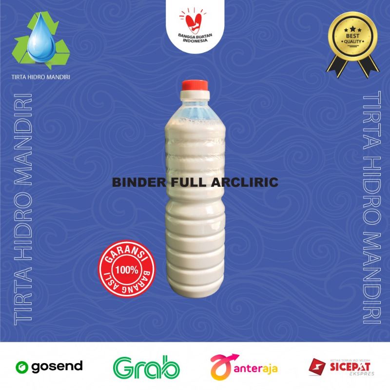 

BINDER FULL ACRYLIC 1KG-PENGIKAT PIGMENT- BINDER PIGMENT