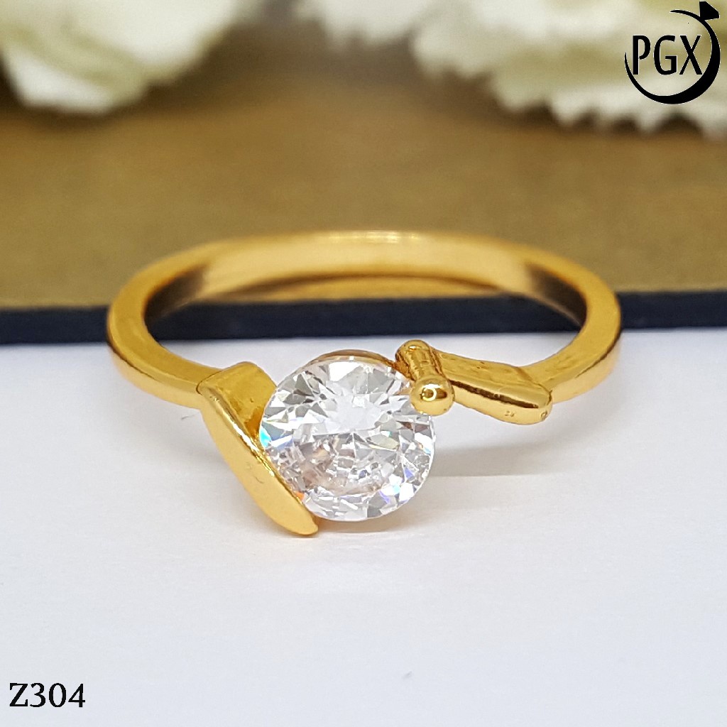 PGX Cincin Xuping Wanita Perhiasan Lapis Emas Aksesoris Fashion Premium - Z304