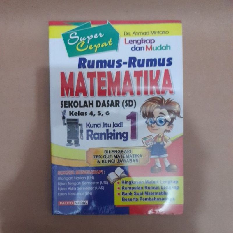 Super Cepat Rumus-rumus Matematika SD Kelas 4, 5, 6