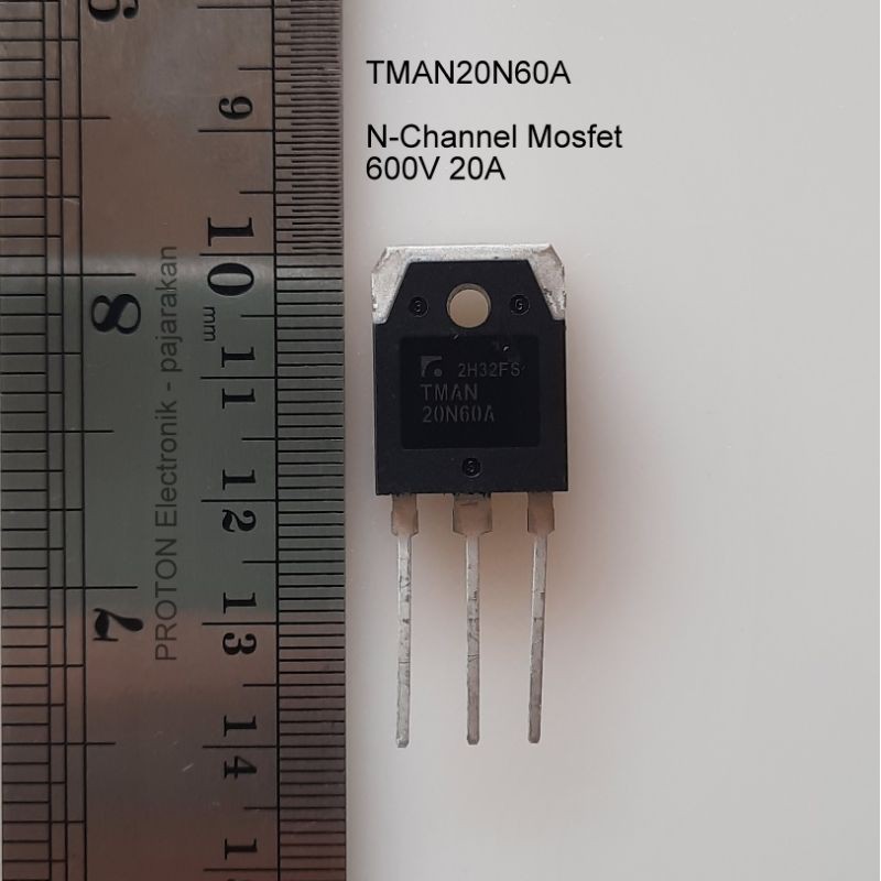 Transistor FET n-Channel Mosfet 20N60 20N60A TMAN20N60A original 600V 80A 347W TO-3PN Tr Mesin Las