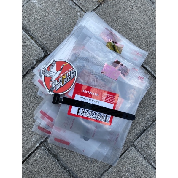 Pengikat kabel pada stang motor klem kabel listrik tali kabel motor kabel tis motor original pengika