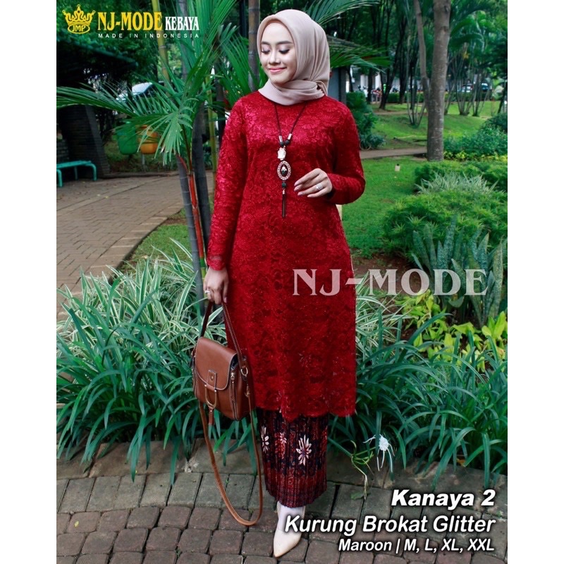 Stelan kebaya tunik brokat/kebaya kurung/kebaya tunik brokat/kebaya pesta/kebaya wisuda/kebaya akadKEBAYA BROKAT TUNIK MODERN / SET TUNIK BRUKAT MUSLIM / SETELAN KEBAYA BRUKAT JUMBO / KEBAYA WISUDA-1