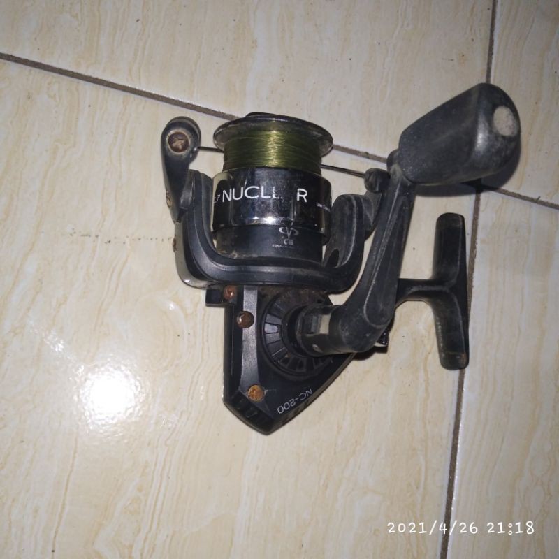 reel pancing pioner NUCLLER 2BB 200 + senar 3kg