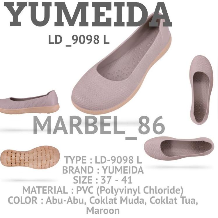 Harga Murah.. sepatu karet wanita yumeida LD 9098 L