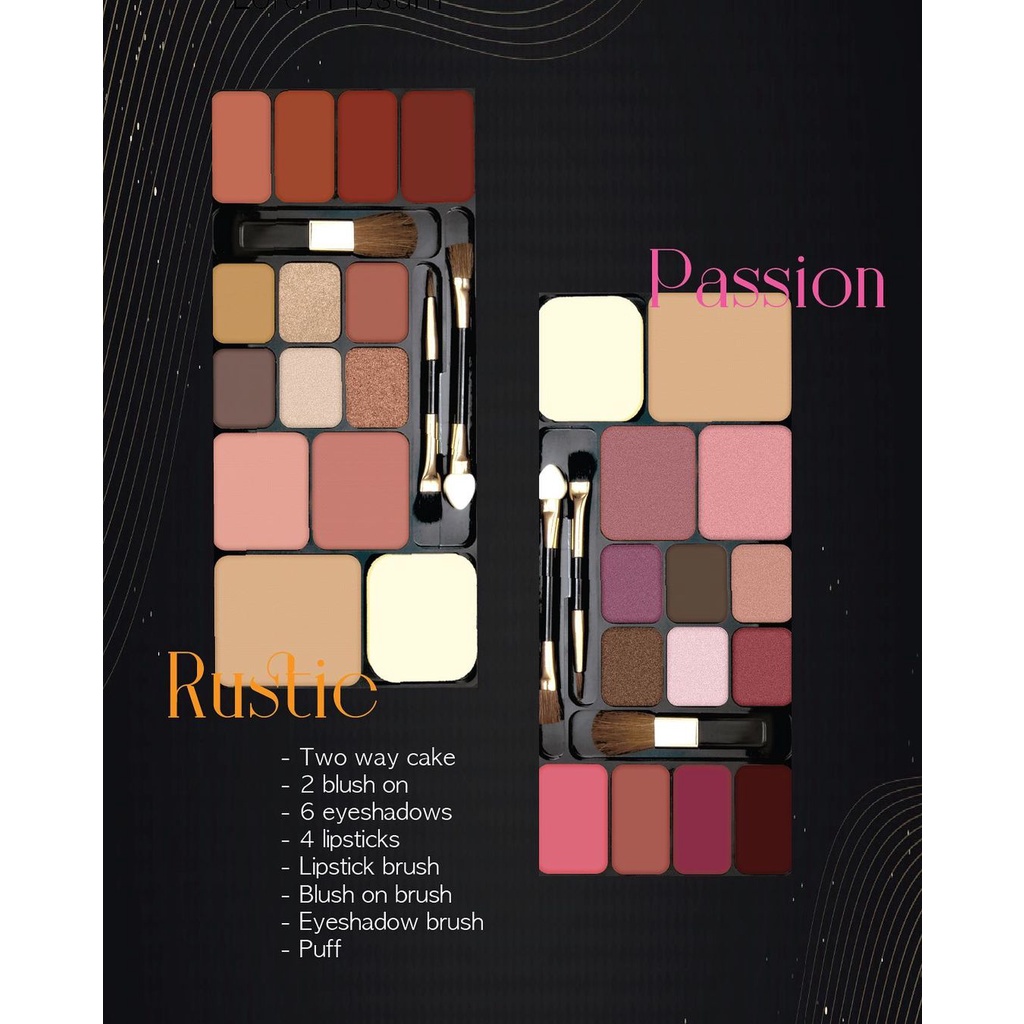 Make Up Makeup Kit Viva Cosmetics Classic Romantic Fantasia Bedak Eyeshadow Blush On Lipstick