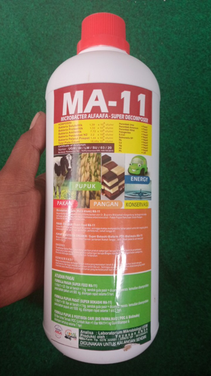 Pupuk Organik Ma11 Pupuk Cair Ma11 Non Kimia 1 Liter Shopee Indonesia