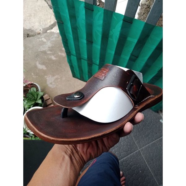 sandal carvil pria kulit asli dewasa laki cowo casual keren kekinian original terbaru warna coklat hitam Tan size 38-39-40-41-42-43 stok ready 100%