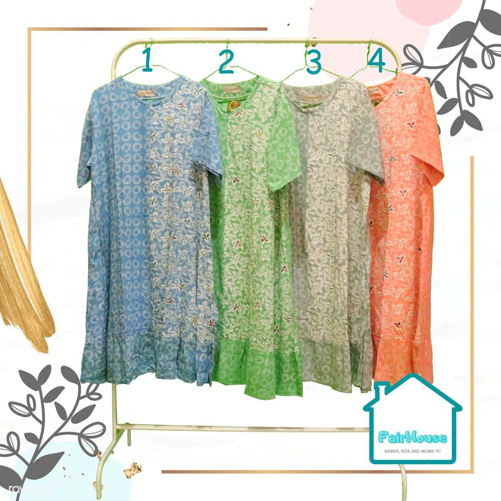 Daster Qonita by Qonita Batik Boutique | Daster Dress Batik Pekalongan Daster Murah Hamil Menyusui