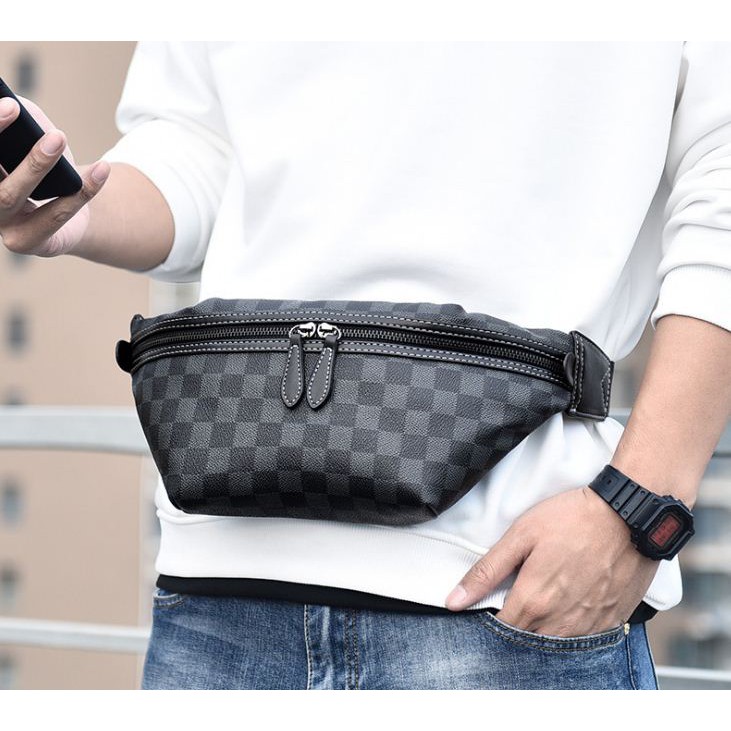 Waist Bag Pria Tas Pinggang Selempang Import Original