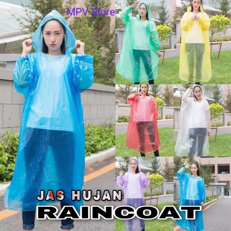 Jas Hujan (SEKALI PAKAI) Jas Hujan l Rain Coat